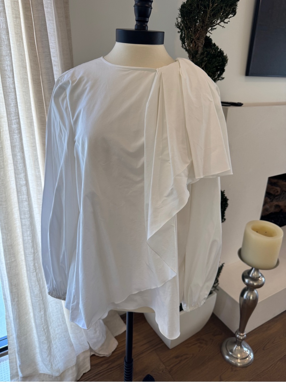 Carolina Herrera White Blouse - Size 14